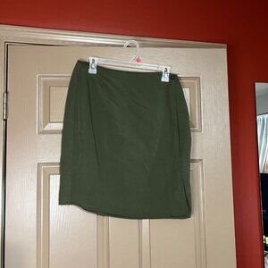 Size Medium Green Wrap Skirt